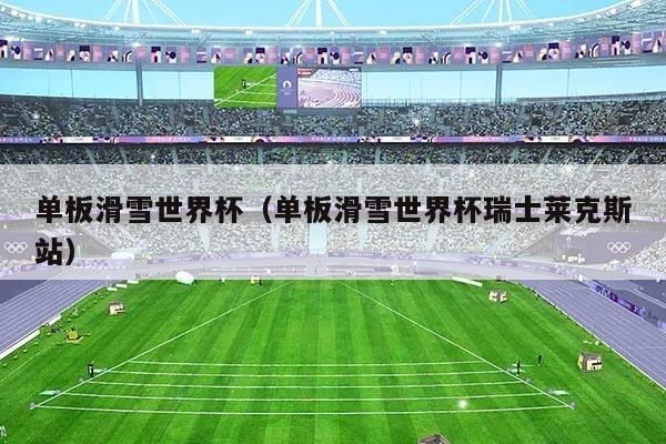 单板滑雪世界杯（单板滑雪世界杯瑞士莱克斯站）