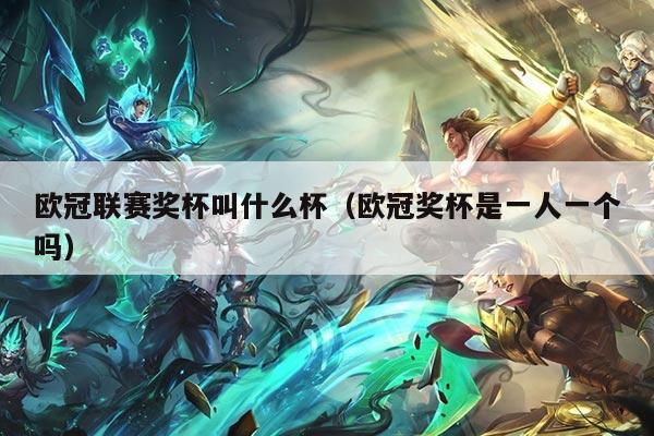 欧冠联赛奖杯叫什么杯（欧冠奖杯是一人一个吗）