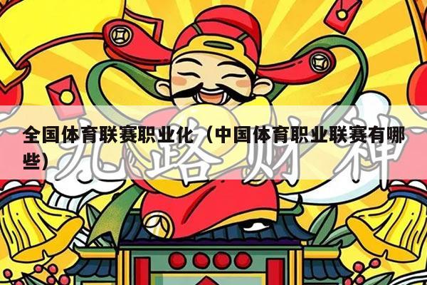 全国体育联赛职业化(中国体育职业联赛有哪些)