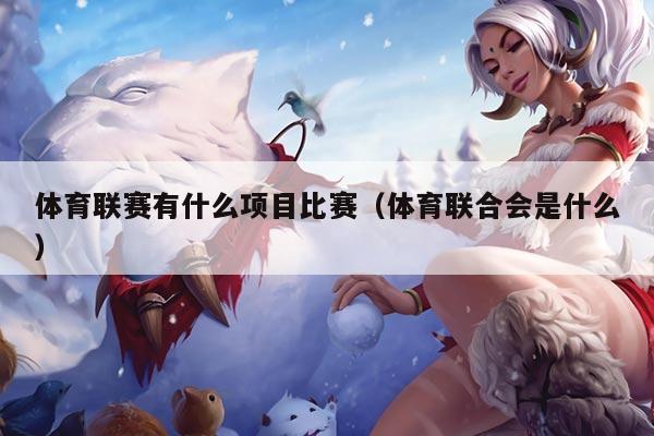 体育联赛有什么项目比赛（体育联合会是什么）