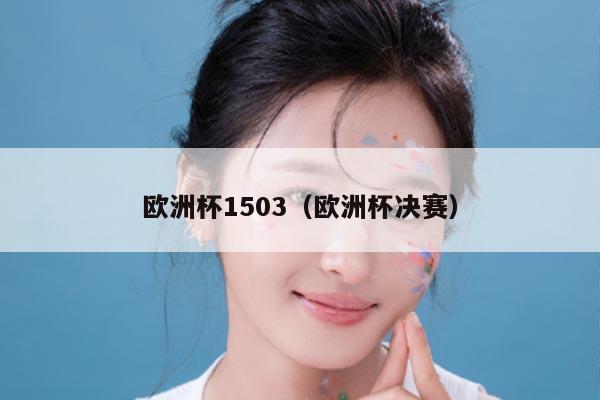 欧洲杯1503(欧洲杯决赛)